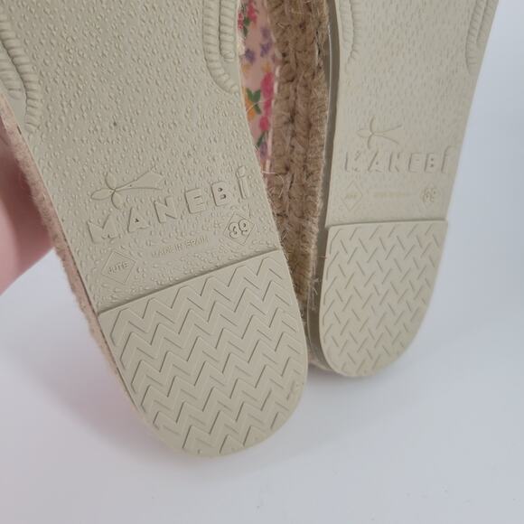 Loveshackfancy X Manebi Fruity Punch Slipper Platform Espadrilles 9 - Picture 13 of 14